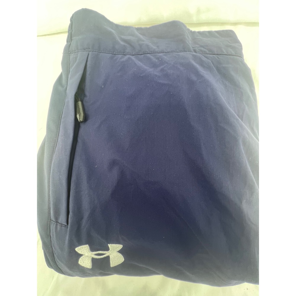 Under Armour Mens Navy Blue Zippered Athletic Pants‎ Size XL - Picture 13 of 14